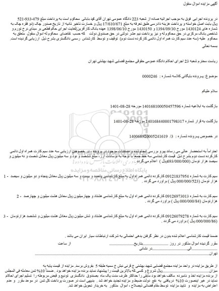 مزایده فروش سیم کارت