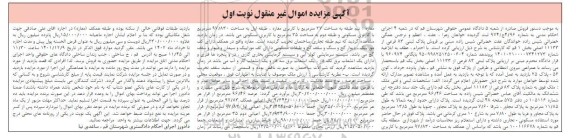 مزایده فروش ملک به شماره پلاک 83 فرعی از 11183 اصلی 