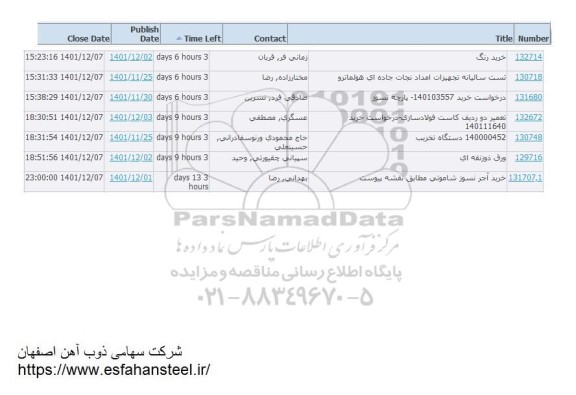 استعلام خرید رنگ ....