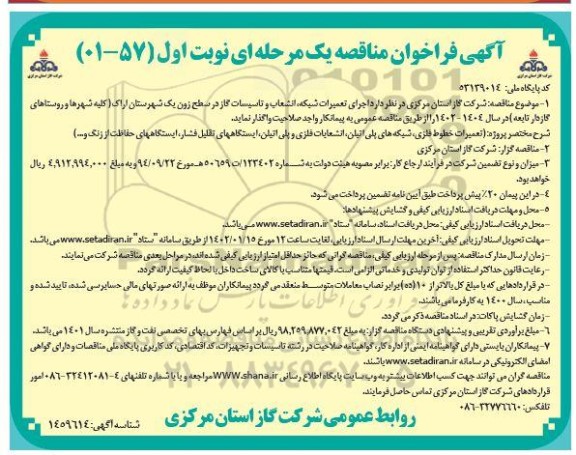 مزایده اجاره واگذاری 16 باب مغازه