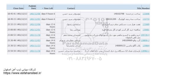 استعلام ساخت چرخدنده و...