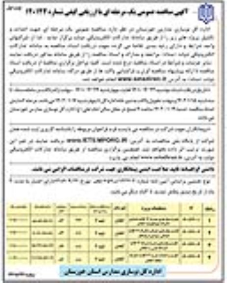 مناقصه تخریب و بازسازی مدرسه 12 کلاسه ابتدایی ...