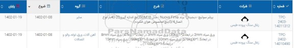 استعلام پرشر سوئیچ و...