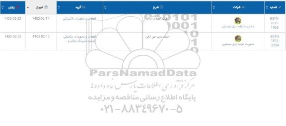 استعلام خرید قطعات بالابر  و...