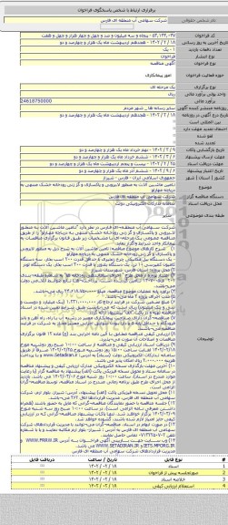 مناقصه, تامین ماشین آلات به منظور لایروبی و پاکسازی و گز زنی رودخانه خشک منتهی به دریاچه مهارلو