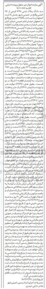 آگهی مزایده سه دانگ پلاک ثبتی 7198 فرعی از 141 اصلی