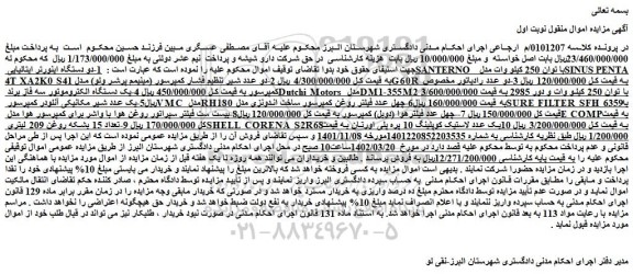 مزایده فروش دو دستگاه اینورتر ایتالیایی SANTERNO با توان 250 کیلو و...
