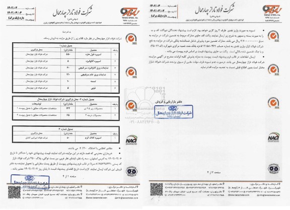 مزایده فروش اسپیره فول هارد ...