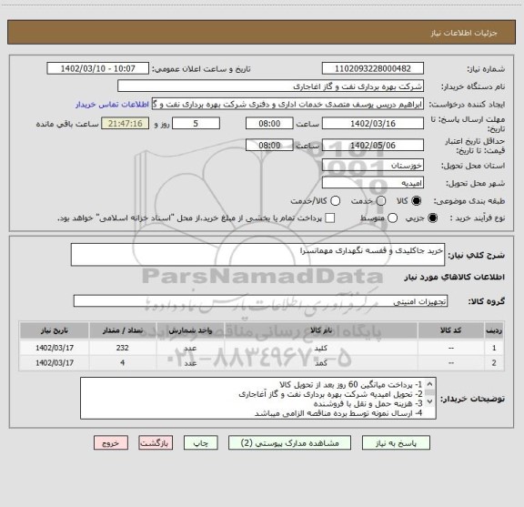 استعلام خرید جاکلیدی و قفسه نگهداری مهمانسرا