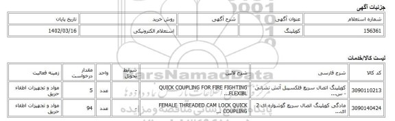 استعلام الکترونیکی، کوپلینگ