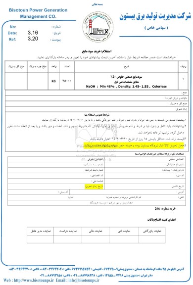 استعلام خرید سود مایع