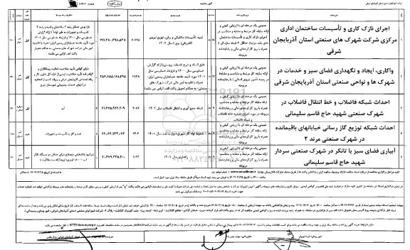 مناقصه اجرای نازک کاری و تاسیسات ساختمان اداری مرکزی  و...