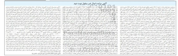 مزایده فروش پلاک ثبتی 34 فرعی از 7518 اصلی نوبت دوم 