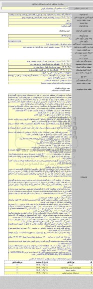 مناقصه, خدمات بهره برداری، نگهداری٬ تعمیرات شبکه های آبیاری زهکشی فارس 