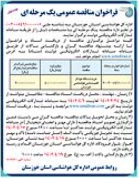 مناقصه خرید ایستگاه خودکار اقلیم شناسی هواشناسی
