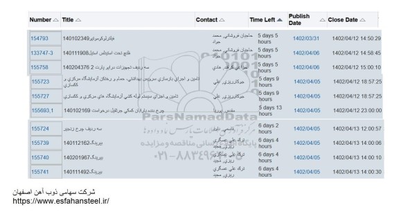 استعلام فیلتر لوکوموتیو و ...