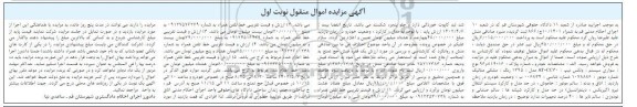 مزایده فروش خودرو سواری سیستم ولکس تیپ AT - CC30 ...