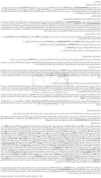 مزایده فروش شش دانگ ملک مشاع