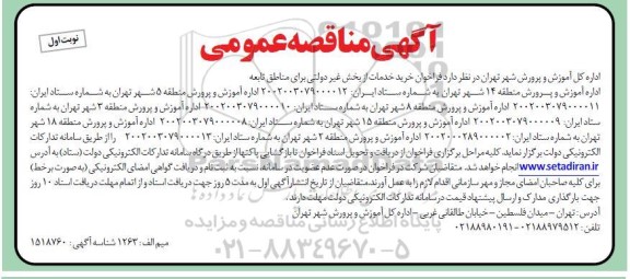 مناقصه خرید رایانه (فقط کیس)