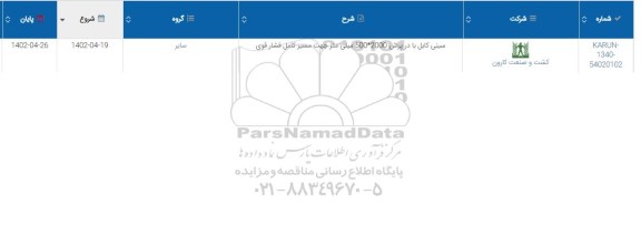استعلام سینی کابل با درپوش 500*2000 میلیمتر جهت مسیر کامل فشار قوی