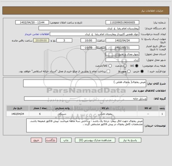 استعلام مینی یخچال( یخچال هتلی )