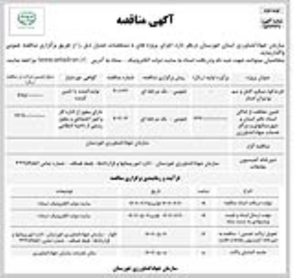 مناقصه خرید کود میکرو کامل و سم بوتیزان استار و ... - ​​​​​​​نوبت دوم