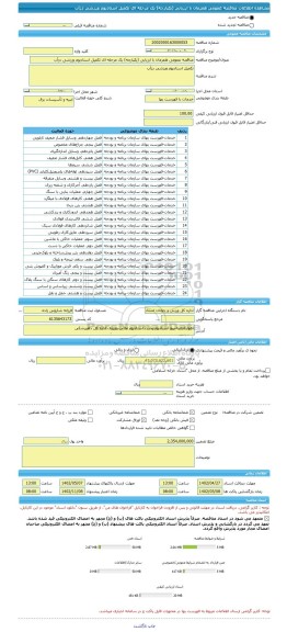 مناقصه، مناقصه عمومی همزمان با ارزیابی (یکپارچه) یک مرحله ای تکمیل استادیوم ورزشی دزآب