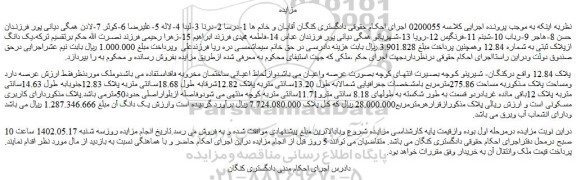 مزایده فروش ملک 