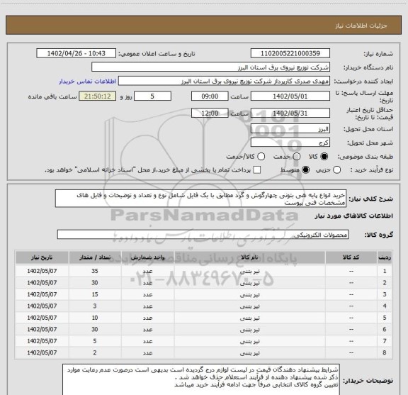 استعلام خرید انواع پایه هی بتونی چهارگوش و گرد مطابق با یک فایل شامل نوع و تعداد و توضیحات و فایل های مشخصات فنی پیوست