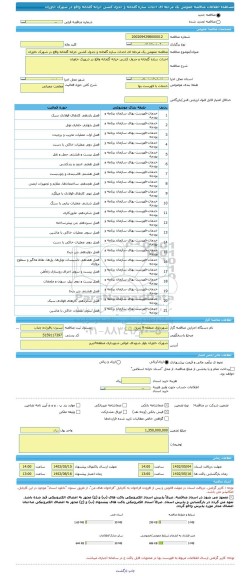 مناقصه، مناقصه عمومی یک مرحله ای احداث سازه گلخانه و جدول کشی خزانه گلخانه واقع در شهرک خاوران