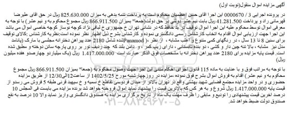 مزایده فروش 2180 عدد پیراهنِ دخترانه مجلسی با مارک (پانامد Panamod )، برای سنین 8 تا 13 سال
