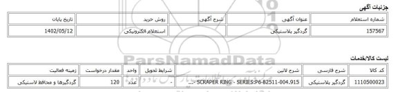 استعلام الکترونیکی، گردگیر پلاستیکی