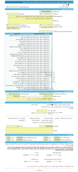 مناقصه، مناقصه عمومی یک مرحله ای تجهیزات شامل دیگ و منابع کویلی زندان جدید شهرضا