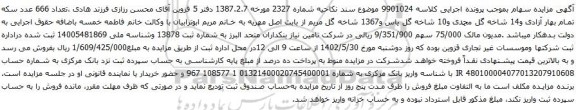 مزایده سهام