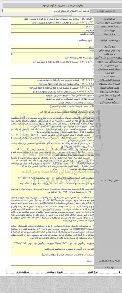 مناقصه, تجدید حفاری و نصب انشعابات آب شهر پیرانشهر