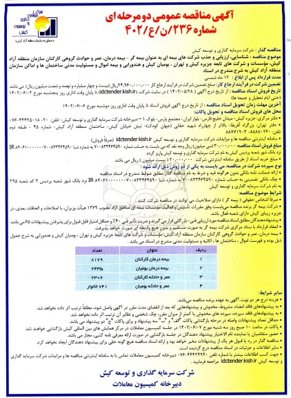 تجدید مناقصه خرید، حمل راه اندازی و خدمات پس از فروش یکدستگاه دیزل ژنراتور 