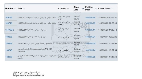 استعلام ساخت سیلندر هیدرولیکی....
