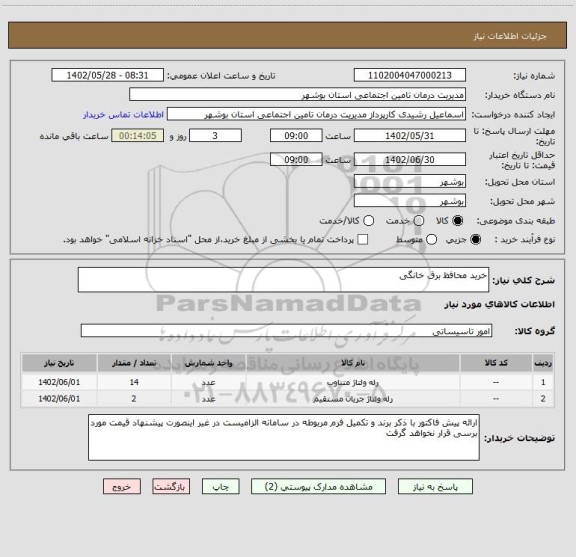 استعلام خرید محافظ برق خانگی