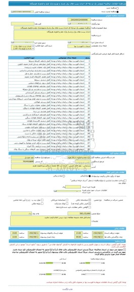 مناقصه، مناقصه عمومی یک مرحله ای احداث پست های برق پاساژ و توزیع پارک علم و فناوری هرمزگان