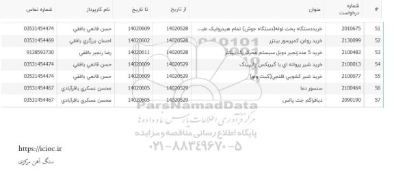 استعلام خرید دستگاه پخت لوله (دستگاه جوش) تمام هیدرولیک  ...