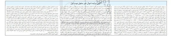 مزایده پلاک ثبتی 6130 فرعی از 10599 اصلی 