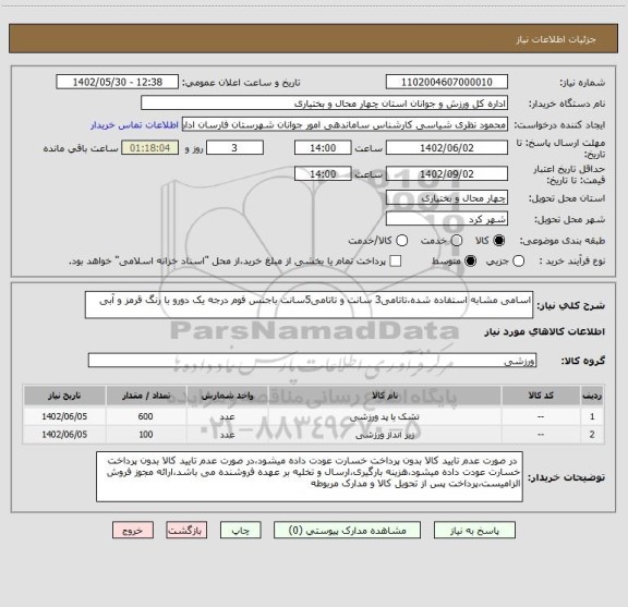 استعلام اسامی مشابه استفاده شده،تاتامی3 سانت و تاتامی5سانت باجنس فوم درجه یک دورو با رنگ قرمز و آبی