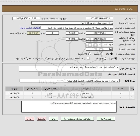 استعلام سنگ توالت طبی و سنگ روشویی تک سوراخ نیم پایه