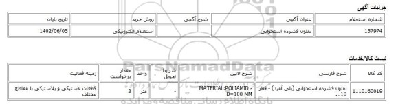 استعلام الکترونیکی، تفلون فشرده استخوانی