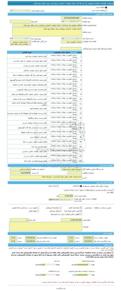 مناقصه، مناقصه عمومی یک مرحله ای  اجرای عملیات جابجایی تیروترانس برق سطح شهر ملارد