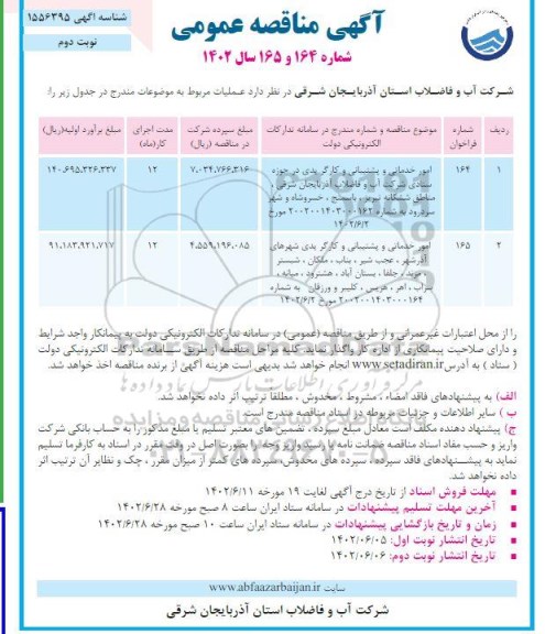 مزایده پلاک ثبتی 1988.704 واقع در بخش 2 