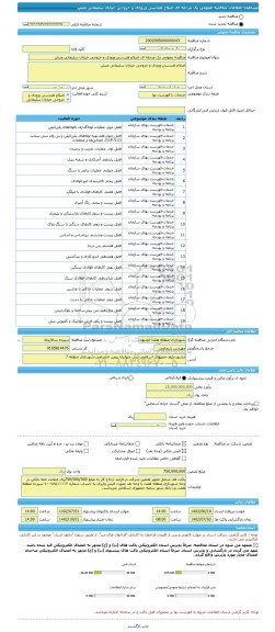 مناقصه، مناقصه عمومی یک مرحله ای اصلاح هندسی ورودی و خروجی خیابان سلیمانی منش