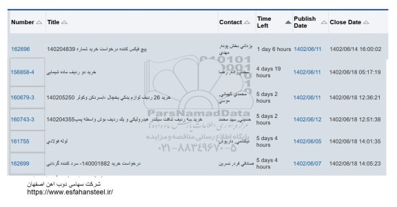 استعلام پیج فیکس کننده ....