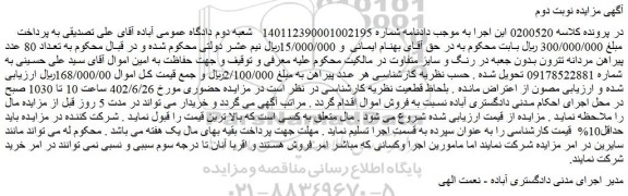 مزایده تعداد 80 عدد پیراهن مردانه تترون بدون جعبه