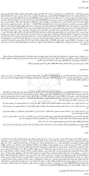 مزایده فروش ملک به شماره ثبتی 53375 فرعی از 2 اصلی